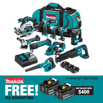 Makita LXT Cordless Combo Kit Brushless 1058 10pc 18v 5Ah