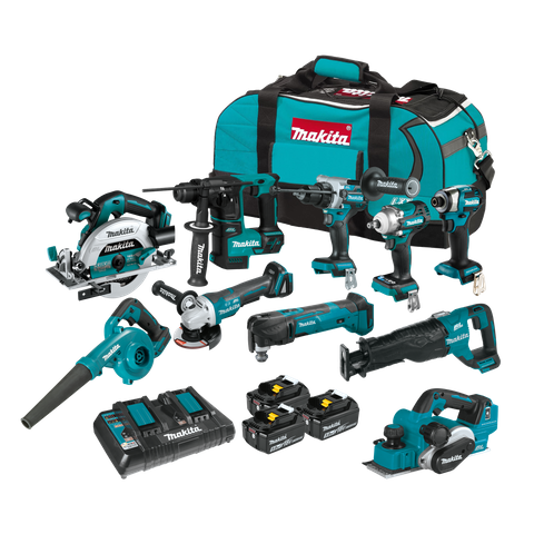 Makita LXT Cordless Brushless 1058 10pc 18v 5Ah