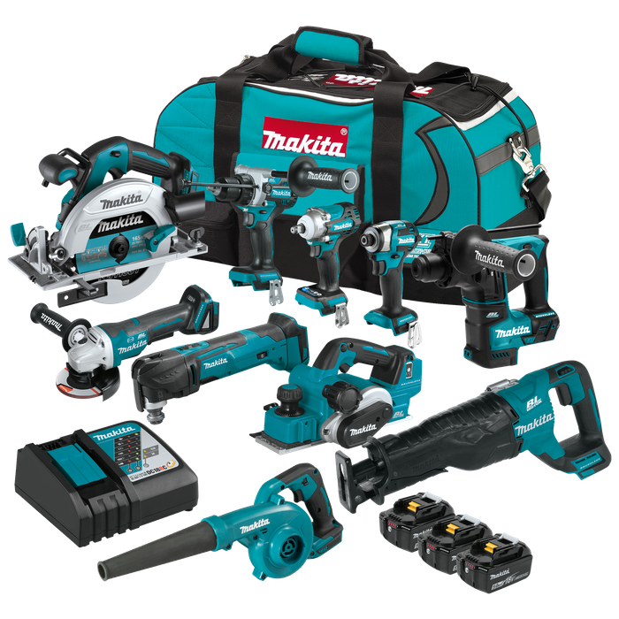 Buy Makita LXT Cordless Combo Kit Brushless 1058 10pc 18v 5Ah