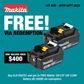 Makita LXT Cordless Combo Kit Brushless 1058 10pc 18v 5Ah