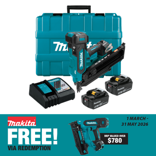 Makita LXT Cordless Framing Nail Gun with Case 18V 5Ah