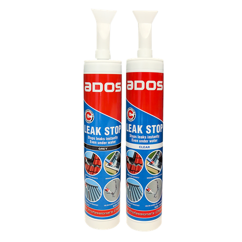 ADOS Leak Stop Adhesive Sealant Clear 300ml - 6Pc