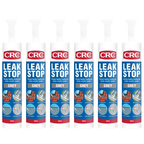 ADOS Leak Stop Adhesive Sealant Grey 300ml - 6Pc