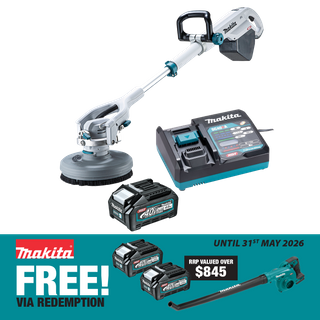 Makita XGT Cordless Polisher Scrubber Brushless 40V 4Ah