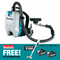 Makita XGT Cordless Backpack Vacuum Cleaner 32mm 40v - Bare Tool