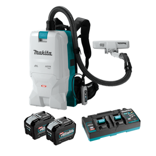 Makita XGT Backpack Vacuum Cleaner 28mm Brushless 40v 8Ah