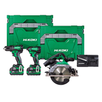 HiKOKI Multivolt Cordless Brushless 3pc Combo18V Kit