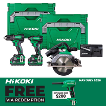 HiKOKI Multivolt Cordless Brushless 3pc Combo18V Kit