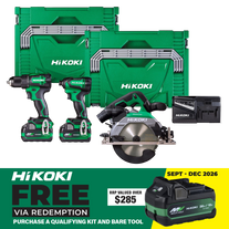 HiKOKI Multivolt Cordless Brushless 3pc Combo18V Kit