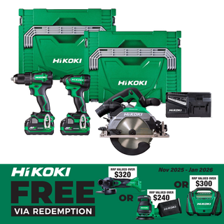 HiKOKI Multivolt Cordless Brushless 3pc Combo18V Kit