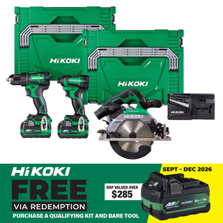 HiKOKI Multivolt Cordless Brushless 3pc Combo18V Kit