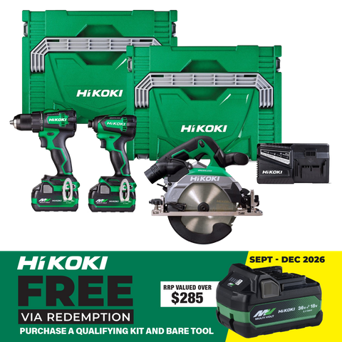 HiKOKI Multivolt Cordless Brushless 3pc Combo18V Kit