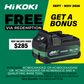 HiKOKI Multivolt Cordless Brushless 3pc Combo18V Kit