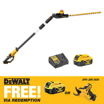DEWALT Cordless Pole Hedge Trimmer 18V 5Ah