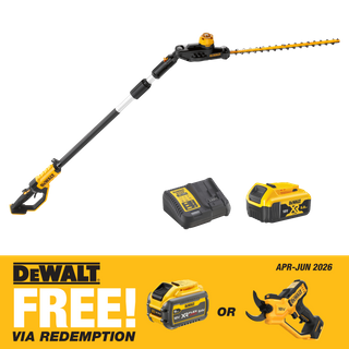 DEWALT Cordless Pole Hedge Trimmer 18V 5Ah