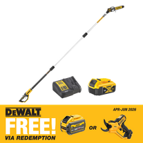 DEWALT Cordless Pole Saw Brushless 18V 5Ah