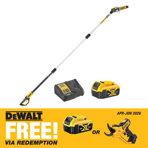 DEWALT Cordless Pole Saw Brushless 18V 5Ah
