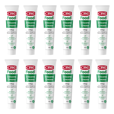 CRC Food Grade Silicone Grease 75ml 12pk