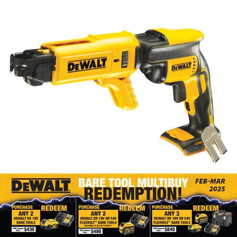 DeWalt Cordless Collated Screwdriver Brushless 18V - Bare Tool