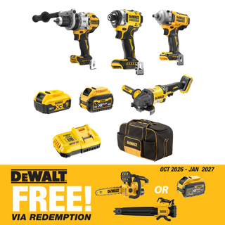 DEWALT Cordless Combo Kit Brushless 4pc 18V/54V 5Ah/6Ah