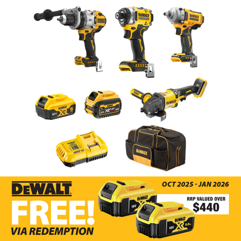 DeWalt Cordless Combo Kit Brushless 4pc 18V/54V 5Ah/6Ah