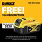 DeWalt Cordless Combo Kit Brushless 4pc 18V/54V 5Ah/6Ah