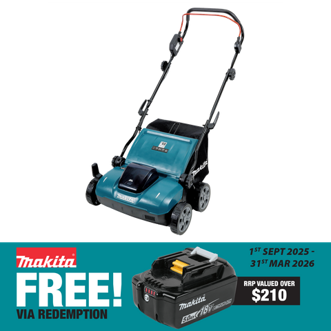 Makita LXT Cordless Lawn Scarifier 320mm 18V - Bare Tool