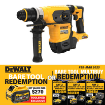 DeWalt FLEXVOLT Cordless Rotary Hammer Drill SDS+ 32mm 54V - Bare Tool