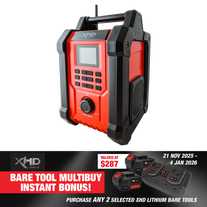 XHD Lithium Cordless Jobsite Bluetooth Radio 18V - Bare Tool