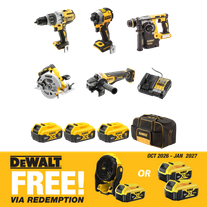 DEWALT Cordless Combo Kit Brushless 5pc 18V 5Ah
