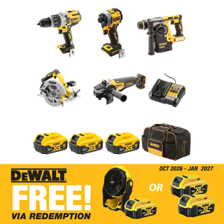 DEWALT Cordless Combo Kit Brushless 5pc 18V 5Ah