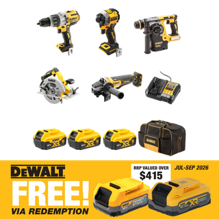 DEWALT Cordless Combo Kit Brushless 5pc 18V 5Ah