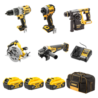 DEWALT Cordless Combo Kit Brushless 5pc 18V 5Ah