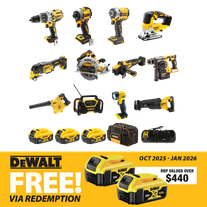 DeWalt Cordless Combo Kit Brushless 12pc 18V 5Ah
