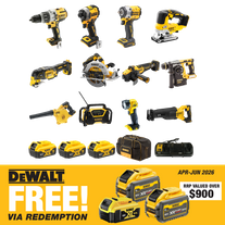 DEWALT Cordless Combo Kit Brushless 12pc 18V 5Ah
