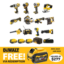 DeWalt Cordless Combo Kit Brushless 12pc 18V 5Ah