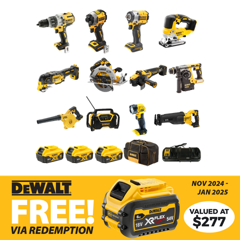 DeWalt Cordless Combo Kit Brushless 12pc 18V 5Ah