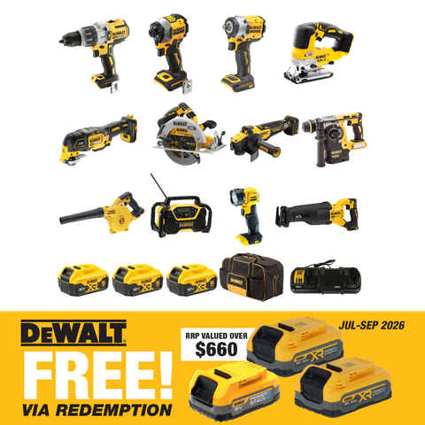 DEWALT Cordless Combo Kit Brushless 12pc 18V 5Ah