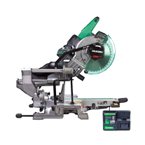 HiKOKI Cordless Mitre Saw Compound Sliding 255mm 36v (PWR) 4Ah