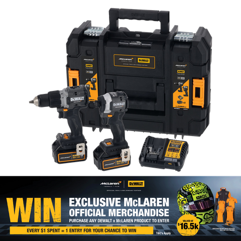 DeWalt X McLaren Cordless Hammer Drill & Impact Driver 18V 5Ah