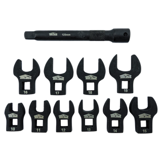 ToolShed Crows Foot Wrench Set 3/8in 11 Piece 10-19mm