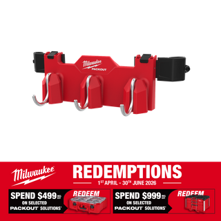 Milwaukee PACKOUT Tool Box 3-Hook Attachment
