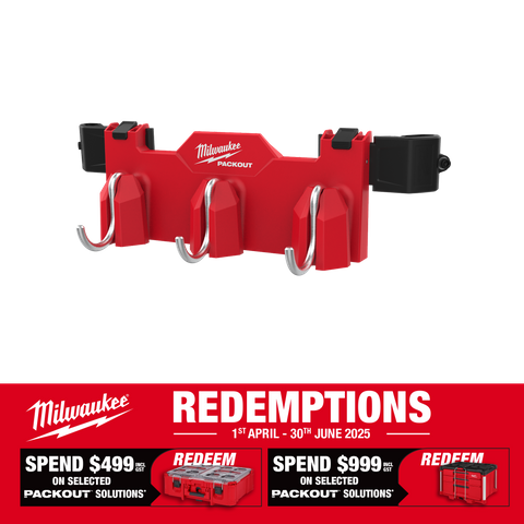 Milwaukee PACKOUT Tool Box 3-Hook Attachment