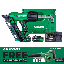 HiKOKI Cordless Framing Nailer Gasless Brushless 18V (2x 5Ah)