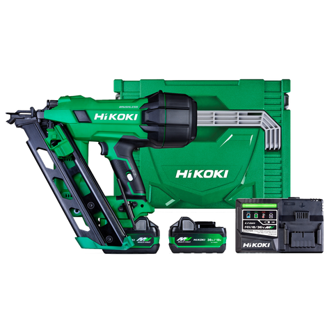 HiKOKI Cordless Framing Nailer Gasless Brushless 18V (2 x 5Ah)