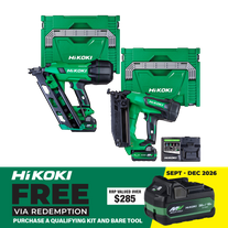 HiKOKI Cordless Framing Nailer & Angle Brad Nailer 18V 5Ah