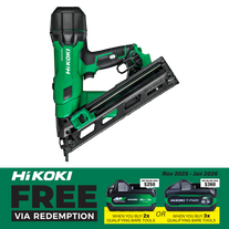 HiKOKI Cordless Finishing Nailer 15G Gasless Brushless 18v - Bare Tool