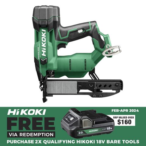 HiKOKI Cordless Stapler 15-40mm Gasless 18v - Bare Tool