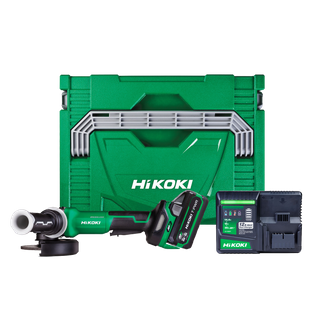 HiKOKI MultiVolt Cordless Angle Grinder Safety 125mm 36V (PWR) 4Ah