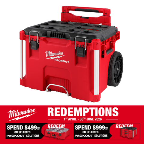 Milwaukee PACKOUT Low Profile Rolling Tool Box